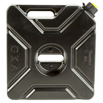 Kütusekanister GKA TESSERACT 10L must universaalne, 2kg, 335*385*122mm