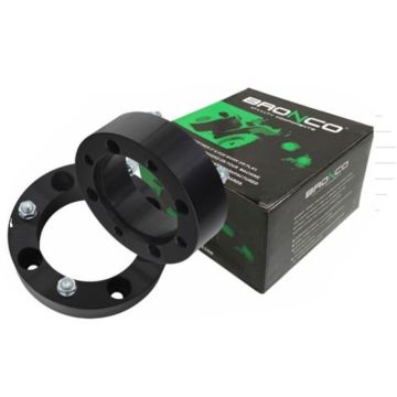 Bronco Wheel spacers ATV 1"/25mm 4/110 M10 X 1.25mm pair Black